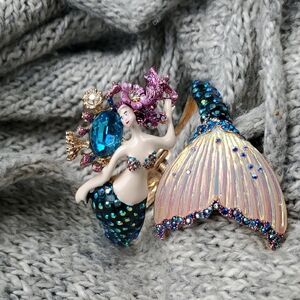 BETSEY JOHNSON Hinged Mermaid Bracelet